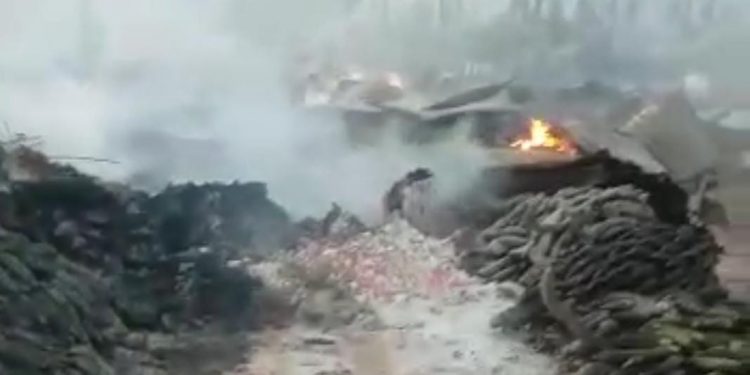 Beni : d’importants capitaux partis en fumée dans un incendie d’origine inconnue au marché de Mayangose