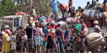 Rutshuru : nouvel afflux des déplacés à Kanyabayonga suite aux combats entre FARDC et M23/RDF près de Kishishe et Bambo