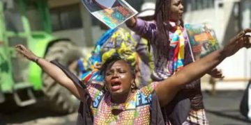 Addis-Abeba : un groupe de femmes du Nord-Kivu manifestent à l’UA contre la guerre dans l’Est de la RDC