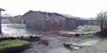 Rutshuru : une dizaine de toitures des maisons emportées par un vent violant à Kiwanja