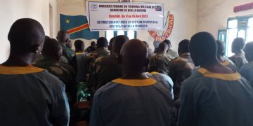 Nord-Kivu : début des audiences foraines contre 27 prévenus dont des militaires à Kasindi (Beni)