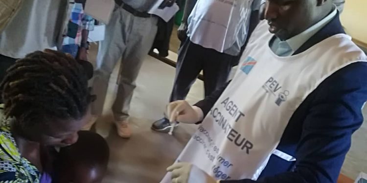 Nord Kivu : 54.185 enfants entendus pour la vaccination contre la rougeole en zone de santé de Rutshuru