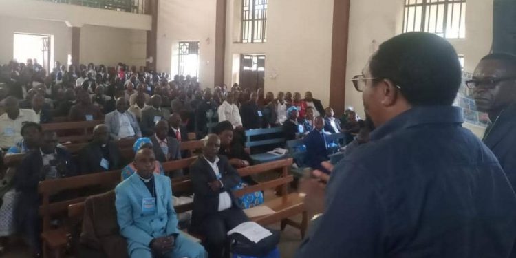 Butembo : devant les pasteurs de la CBCA poste de Katwa, Jeannot Muhinda sollicite l’accompagnement de l’Eglise dans ses futures fonctions de “maire”