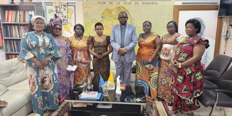 Kinshasa : en mission de plaidoyer, des femmes ambitieuses du Grand-Nord-Kivu demandent à la CENCO de “faire entendre” les cris d’alarme des populations de l’Est
