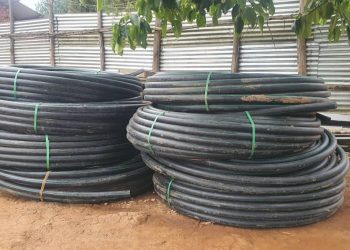 Butembo : vers l’approvisionnement du C.H Vukaka et du Patriarcat d’Afrique en eau potable, le premier lot des matériaux déjà acquis