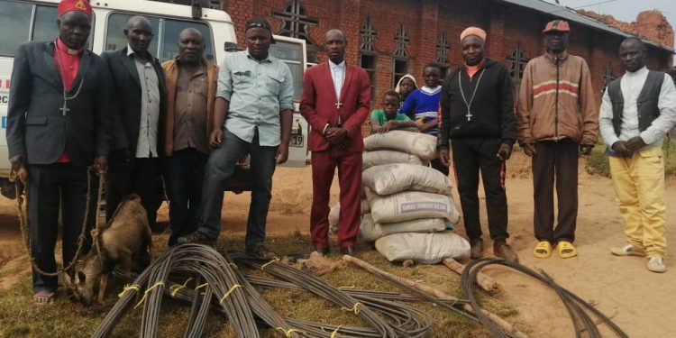 Diocèse Isale-Malihi : à travers le SDPM, le Patriarcat soutient les travaux de reconstruction de la tour du temple de la paroisse ordinaire Isale-Vulambo