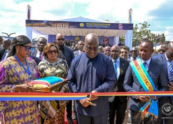 Kolwezi : Félix Tshisekedi inaugure de nouveaux bâtiments administratifs