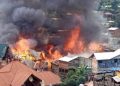 Bukavu : vaste incendie, plus de 100 maisons consumées