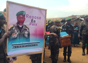Butembo : le major Kakuku Jean-Claude conduit à sa dernière demeure