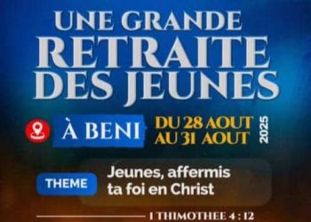 Retraite des JDJC : l’aumônier et le chef de protocole en mission de sensibilisation dans la ville de Beni