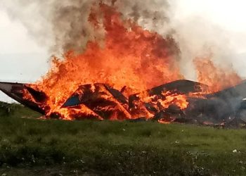 Rutshuru : des matériels de pêche prohibés incinérés à Nyakakoma