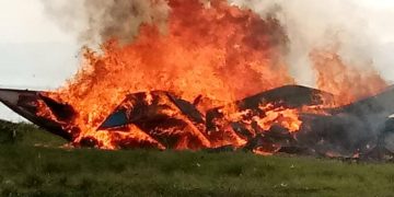 Rutshuru : des matériels de pêche prohibés incinérés à Nyakakoma