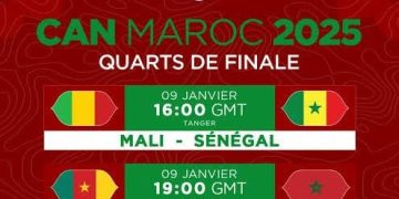 CAN Maroc 2025 : les quarts de finale s’ouvrent ce vendredi, huit nations en quête du dernier carré 