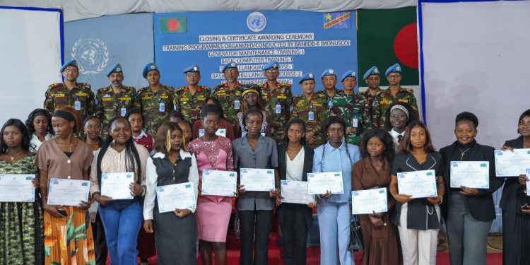 Bunia : les jeunes se désolidarisent des groupes armés à travers les formations professionnelles