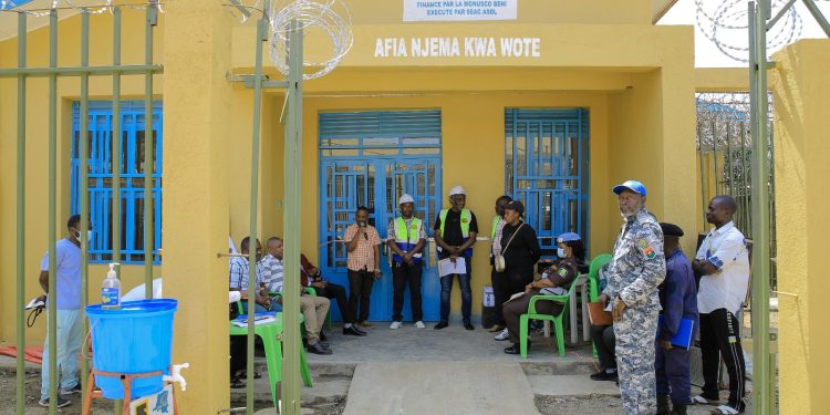 Nord-Kivu : la MONUSCO renforce la prise en charge des malades détenus avec un nouveau pavillon à Beni