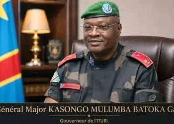 RDC : Le Général-Major Kasongo Mulumba Batoka Gaby nommé gouverneur militaire de l’Ituri