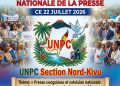 Journée nationale de la presse : L’UNPC/Nord-Kivu appelle les journalistes à faire de la presse un outil de cohésion nationale et de paix