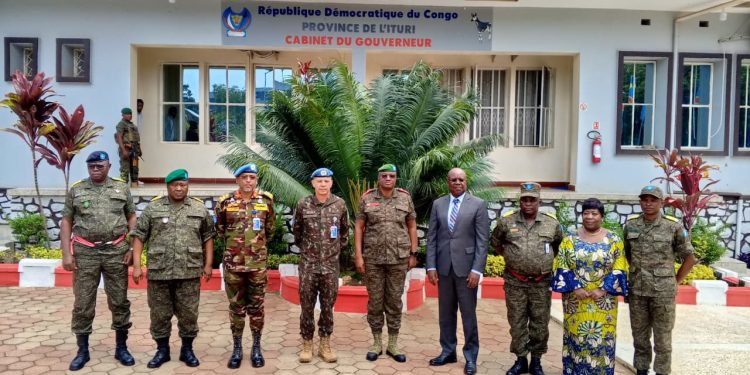 Ituri : la MONUSCO réaffirme sa présence auprès des populations confrontées à l’insécurité et à Ebola à Mongbwalu